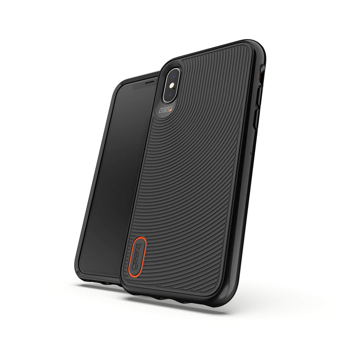 ZAGG Battersea D30 Protective Case for Apple iPhone X/XS, Hard, Slim, Shockproof, Wireless Charging