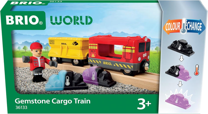 BRIO Güterzug mit Farbwechsel-Zubehör/Spielzeug-Eisenbahn - Edelstein mit Farbwechsel bei Kälte/Wärm