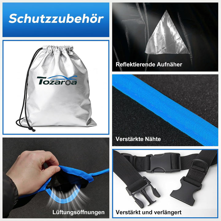 Hagelschutzplane Auto,Verdickte Eva Abdeckplane Vollgarage,wasserdichte Allwetter Autoabdeckung,Sonn