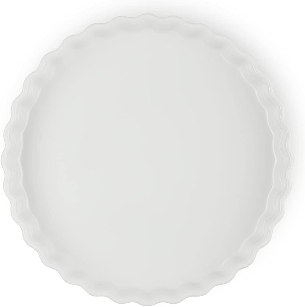 Le Creuset Tarteform aus Steinzeug, 28 cm, 2.1 Liter, Meringue, 71120287160001 Meringue 28 cm, Merin