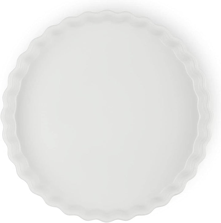 Le Creuset Tarteform aus Steinzeug, 28 cm, 2.1 Liter, Meringue, 71120287160001 Meringue 28 cm, Merin
