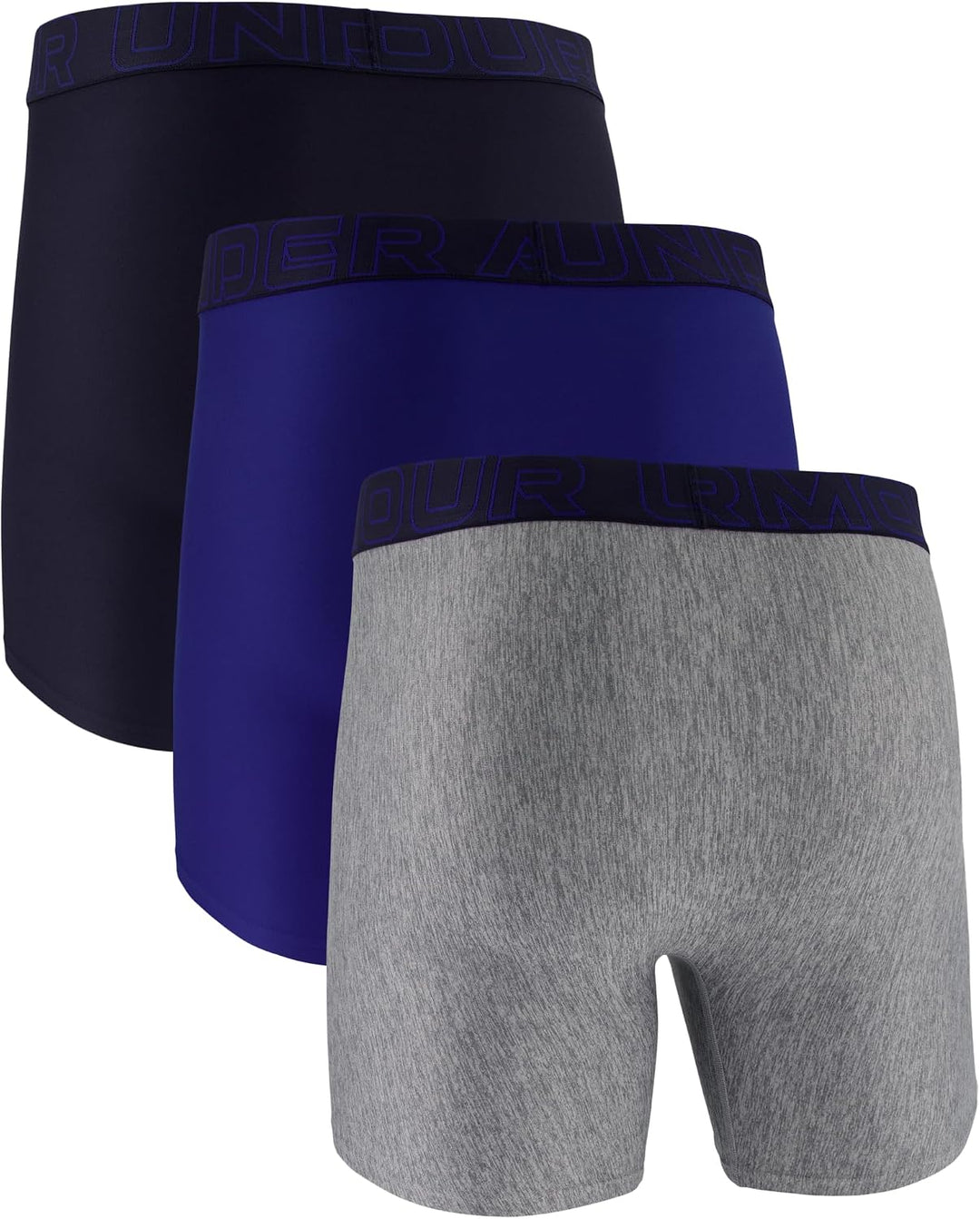Under Armour Herren Tech Stretch Feuchtigkeitstransport Flachvorder Shorts XS Royal Solid - Core 3er