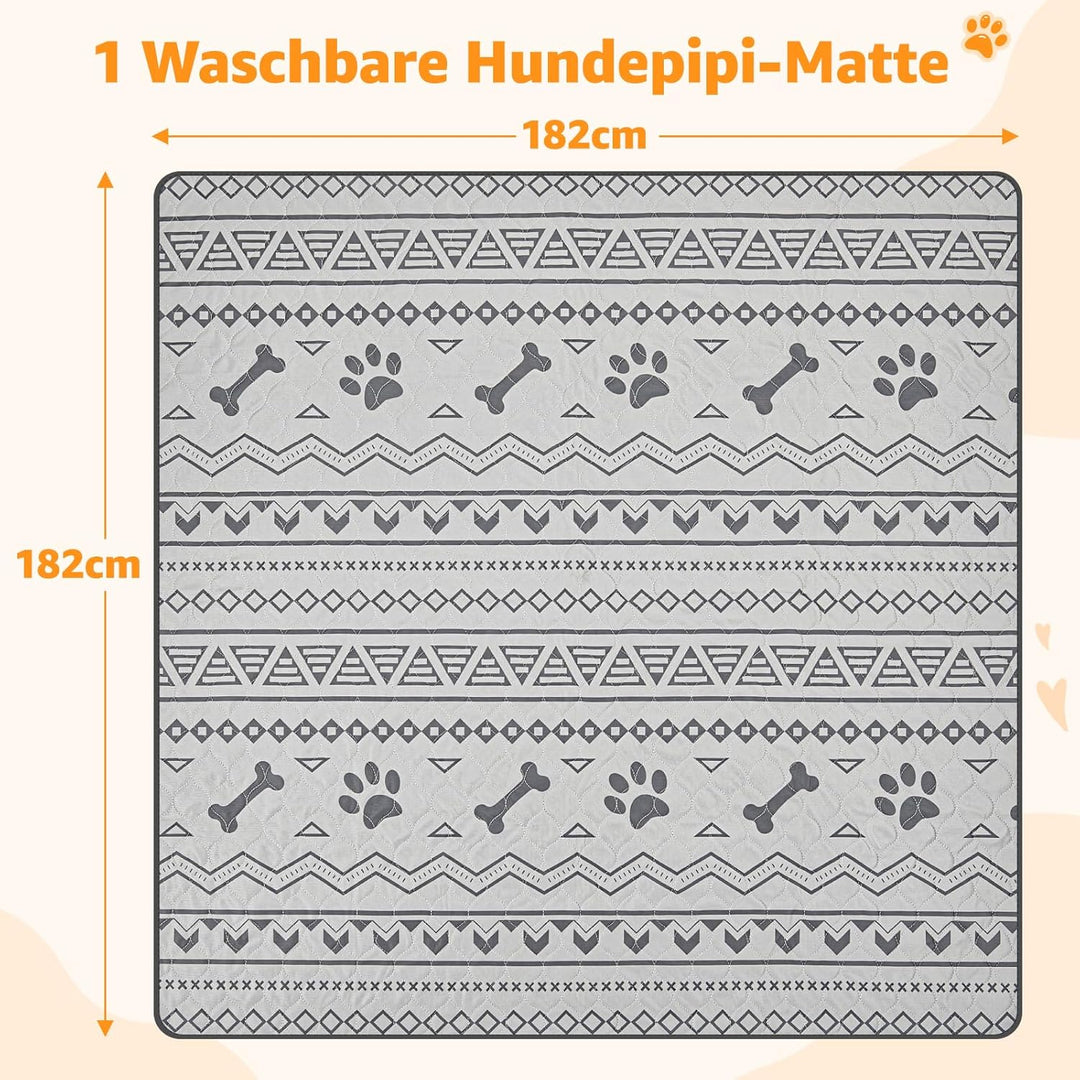 Super saugfähige Welpenunterlagen, 1 waschbare Pipimatte für Hunde, wasserdichte Haustier Urinunterl