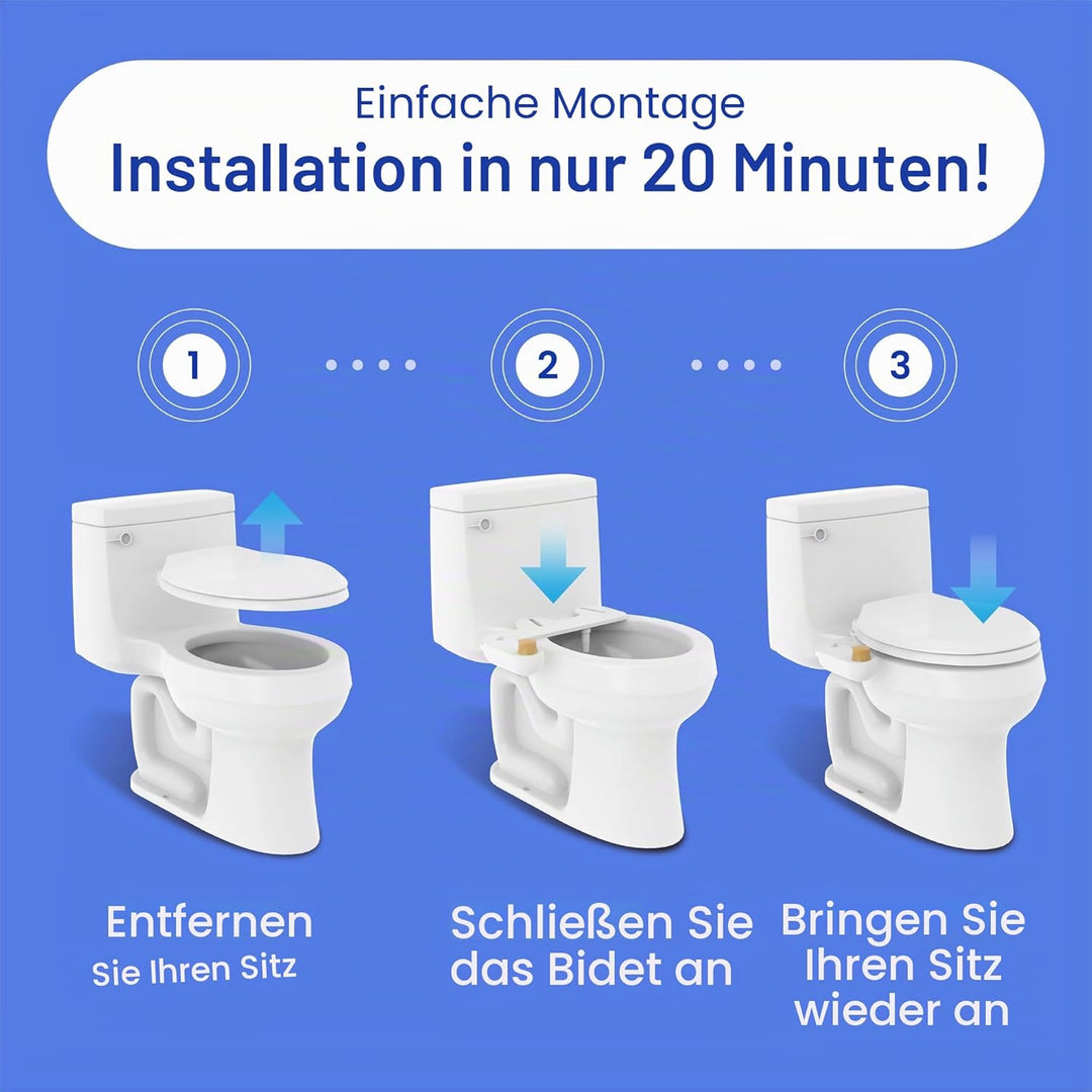 Nicht elektrischer Bidetsitz Basic 9