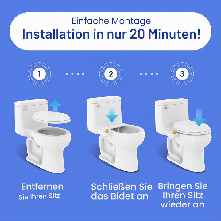 Nicht elektrischer Bidetsitz Basic 9