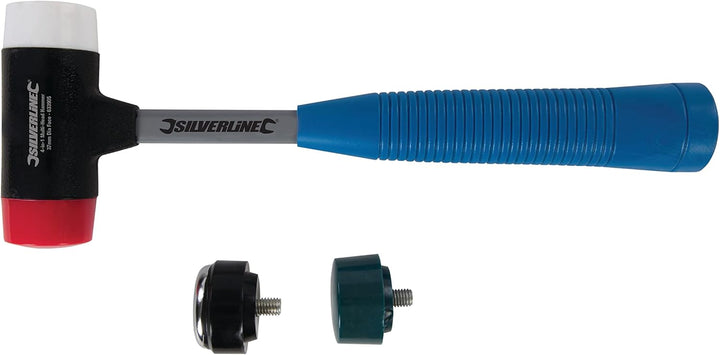 Silverline 633905 4-in-1 Multi-Head Ha mmer 37 mm Dia Face