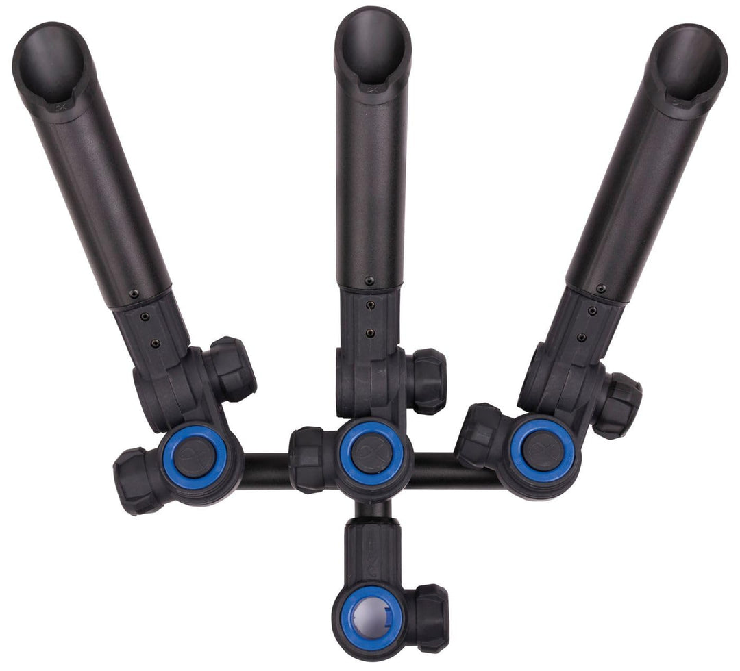 Fox Matrix 3D-R Multi Angle Rod Holder - Rutenhalter für 3 Angelruten, Rutenständer zum Feederangeln