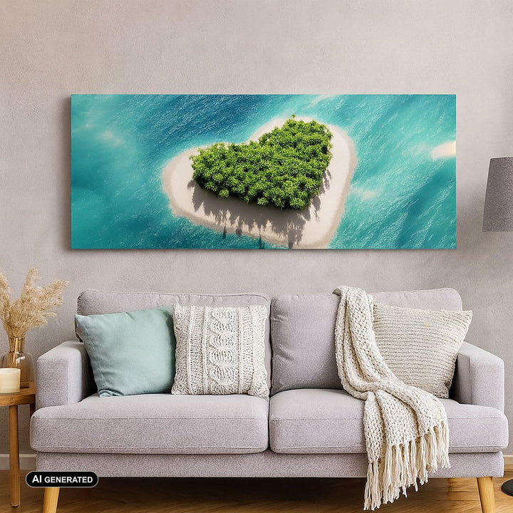 Wandbilder Dekoration Wohnzimmer Sail Insel Meer Aussicht Natur Panorama Bilder auf Leinwand 120x50c
