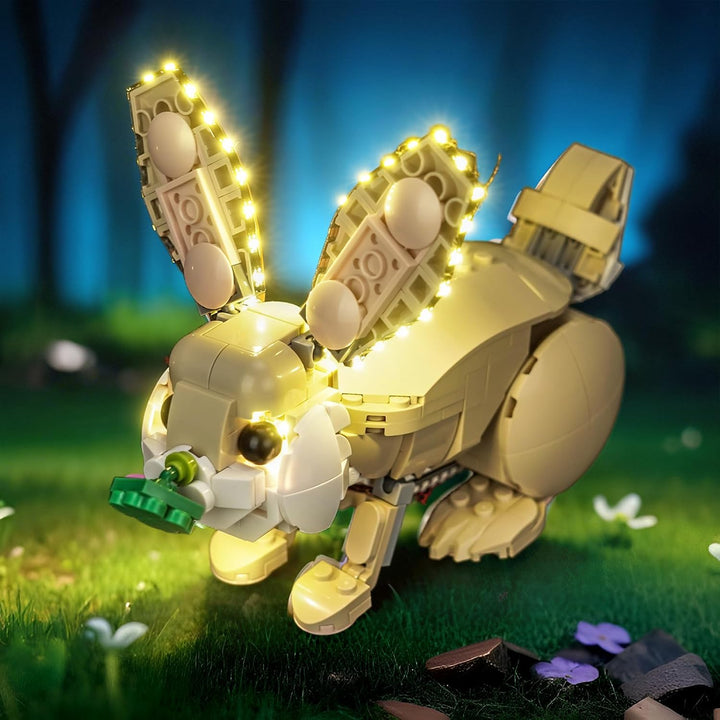 BrickBling Led Licht Set Kompatibel mit Lego 31162 Cute Bunny (Kein Modell), Dekorationsbeleuchtungs
