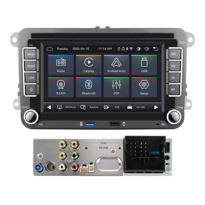Linux Autoradio für VW Golf 5/6 Passat Jetta Caddy EOS T5 Tiguan Touran CC Polo, Plug & Play mit Ori