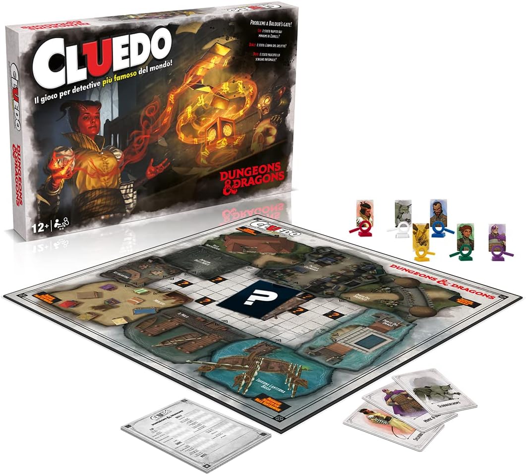 Winning Moves - Dungeons and Dragons, Cluedo, italienische Ausgabe