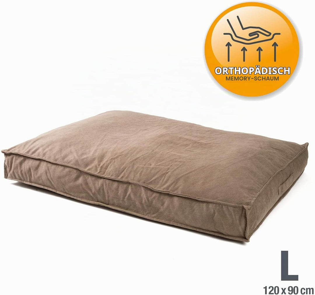 jamaxx-pets Premium Hundekissen Orthopädisch Weich Memory Foam, Waschbar, Nässeschutz Wasserabweisen