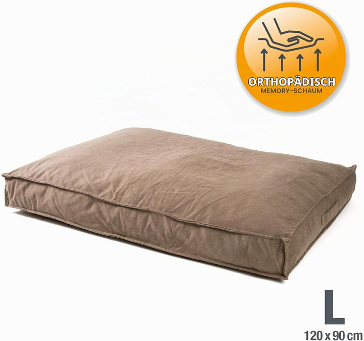 jamaxx-pets Premium Hundekissen Orthopädisch Weich Memory Foam, Waschbar, Nässeschutz Wasserabweisen