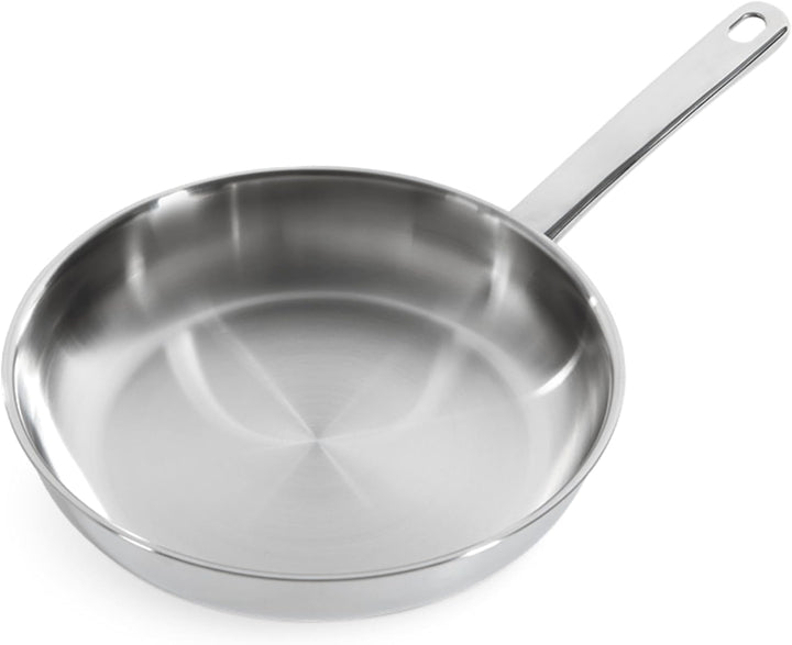 BK Bright Edelstahl Induktion 24 cm Bratpfanne, Mehrfach Verkleidet, Backofenfest, Metallbesteckfest