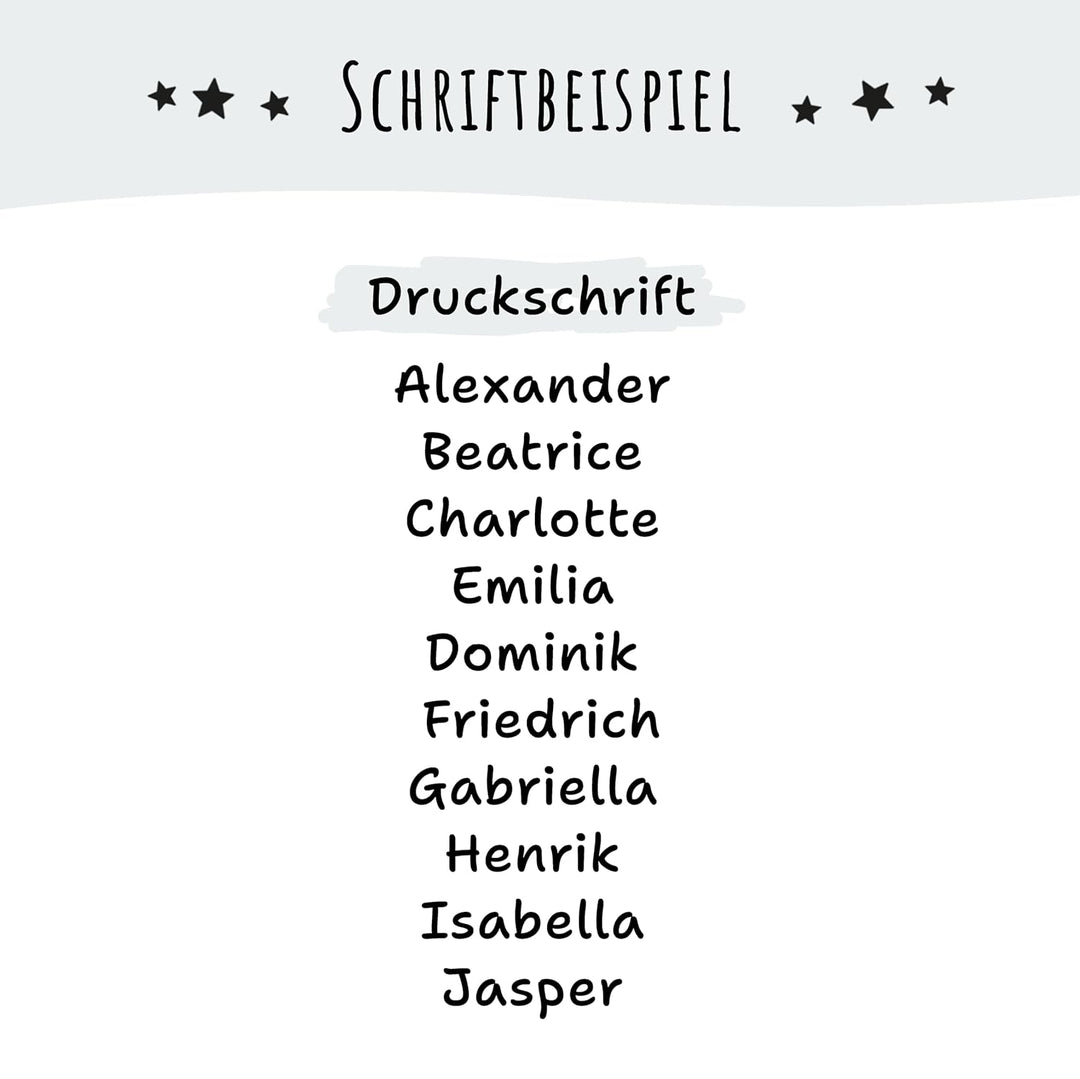 Personalisierter Beissring aus Holz für Babys - Niedlicher Greifling mit Name - Babyrassel und schön