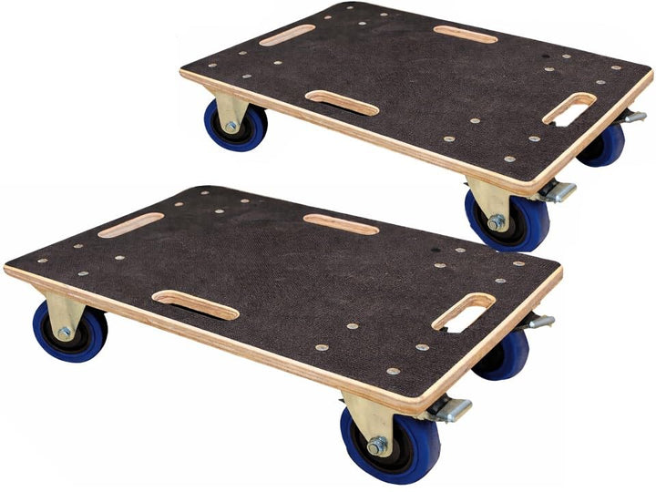 (2er-Set) Möbelroller/Transporthilfe | 60 × 40 cm | je 500 kg | Kompakt, stabil, bodenschonend – für