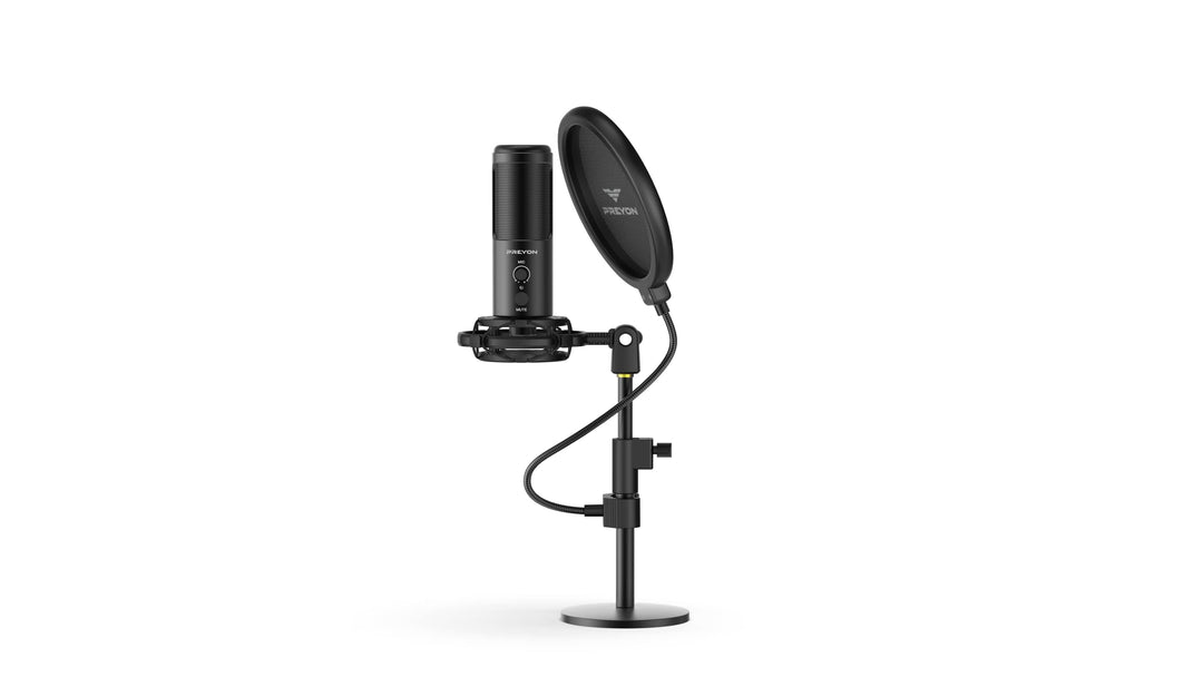 PREYON Buzzard Scream USB-Mikrofon-Set für Streaming und Gaming- Kapazitives Mikrofon mit Nierenchar