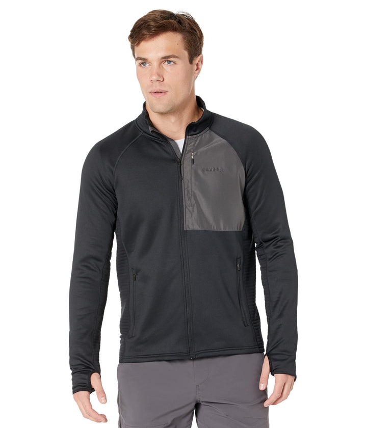 Craft ADV TECH Fleece Thermal Midlayer M Black L Schwarz, L Schwarz