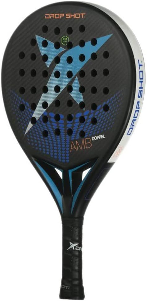 DROP SHOT Padel-Shovel Dopper 2022. Kern: Eva Soft. Rahmen: 100% Kohlenstoff. Gesichter: Kohlenstoff