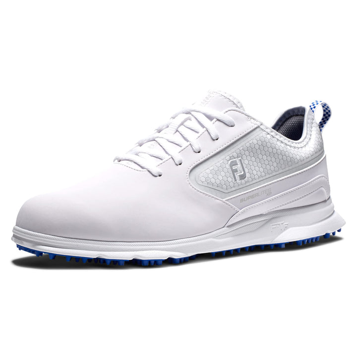 FootJoy Herren Superlites XpGolfschuh 42.5 EU Weiss Grau, 42.5 EU Weiss Grau
