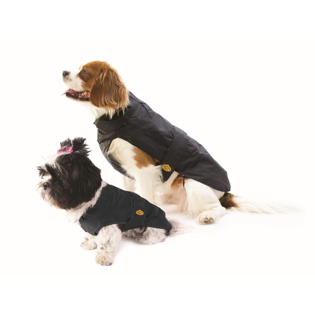 Fashion Dog Regenmantel für Hunde - Schwarz - 43 cm, 43 cm