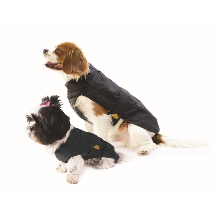 Fashion Dog Regenmantel für Hunde - Schwarz - 55 cm, 55 cm