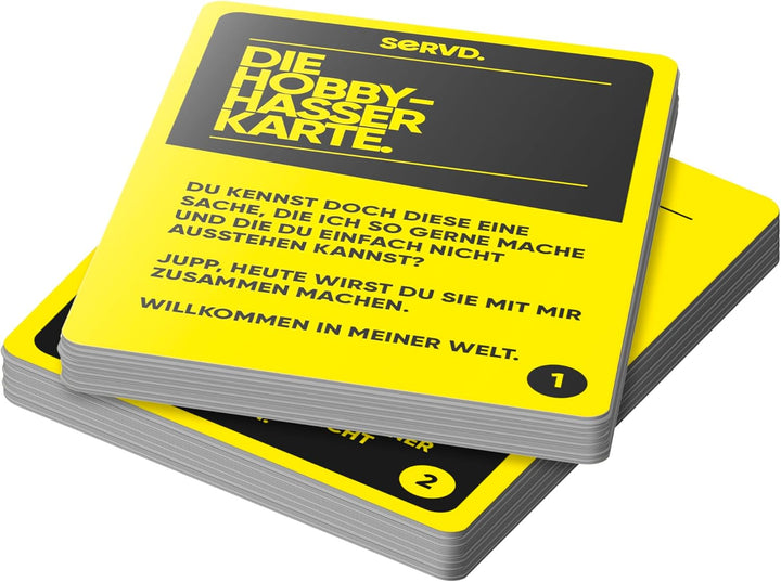Hasbro Gaming SERVD Spiel für Paare – Das witzige Real-Life Kartenspiel für Partner – lustiges Gesch