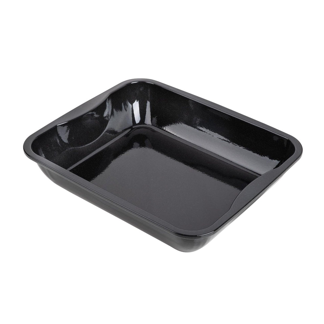 Zenker XXL Bräter Emaille (40 x 8 x 34 cm) SPECIAL COOKING, rechteckige Ofenform mit Emaille-Versieg