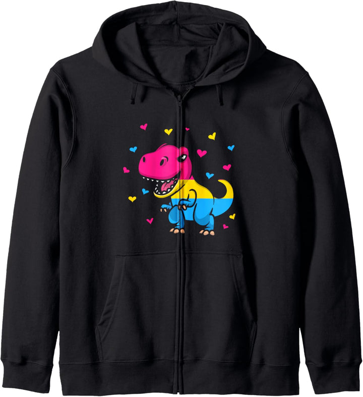Pansexuelle Stolz Flagge Lustige Pansexuelle Stolz Farben Kapuzenjacke