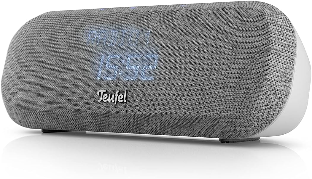 Teufel Radio ONE HiFi-Wecker - Bluetooth Lautsprecher mit DAB+/FM-Radio, Weck-Funktionen, Sleeptimer