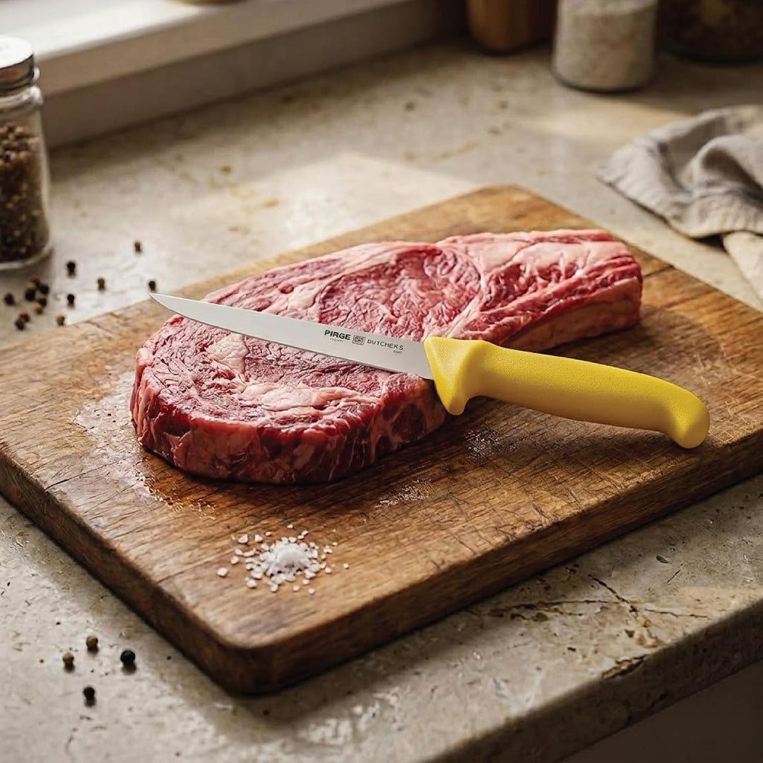 Pirge Butcher's Made in Germany Profi Ausbeinmesser 15 cm Gerade Klinge - Metzgermesser - Fleischerm