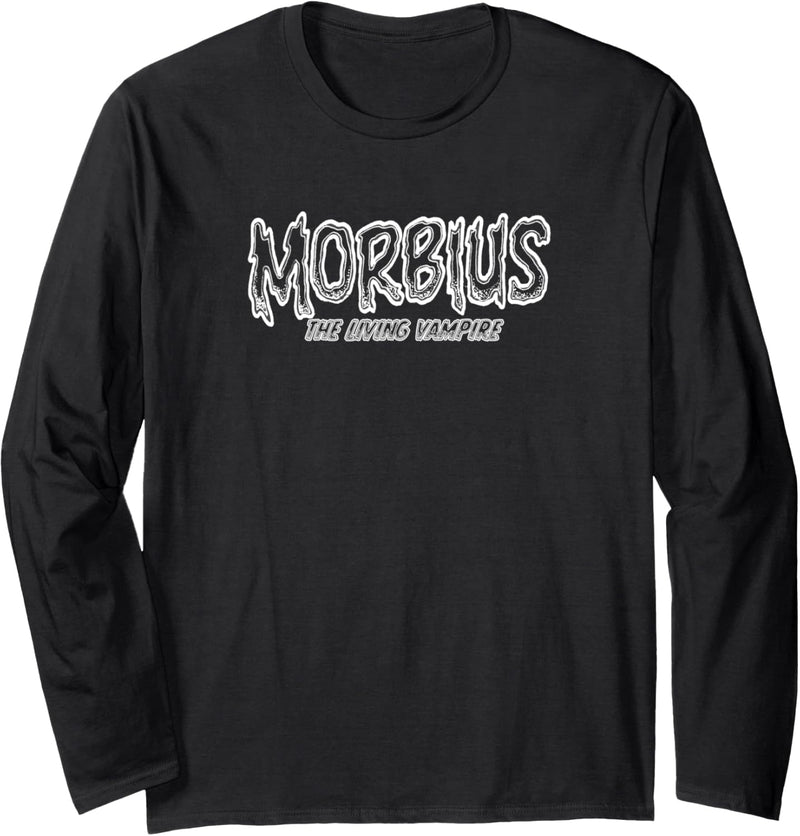 Marvel Morbius The Living Vampire Logo C1 Langarmshirt