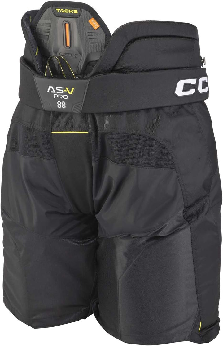 CCM Super Tacks AS-V Pro Hose Senior Velcro Schwarz S, Schwarz S
