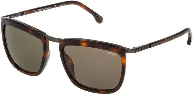 Lozza Unisex S0353764 Sonnenbrille, braun, 55 mm