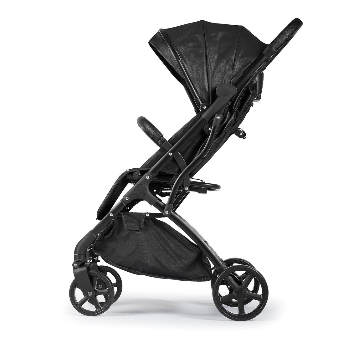 Kinderwagen, leichter faltbarer Reisebuggy mit 5-Punkt-Gurt, verstellbarer Rückenlehne und übergross