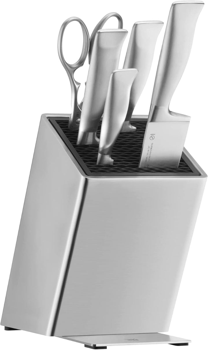 WMF Grand Gourmet Messerblock mit Messerset 6teilig, Made in Germany, 4 Messer geschmiedet & Grand G