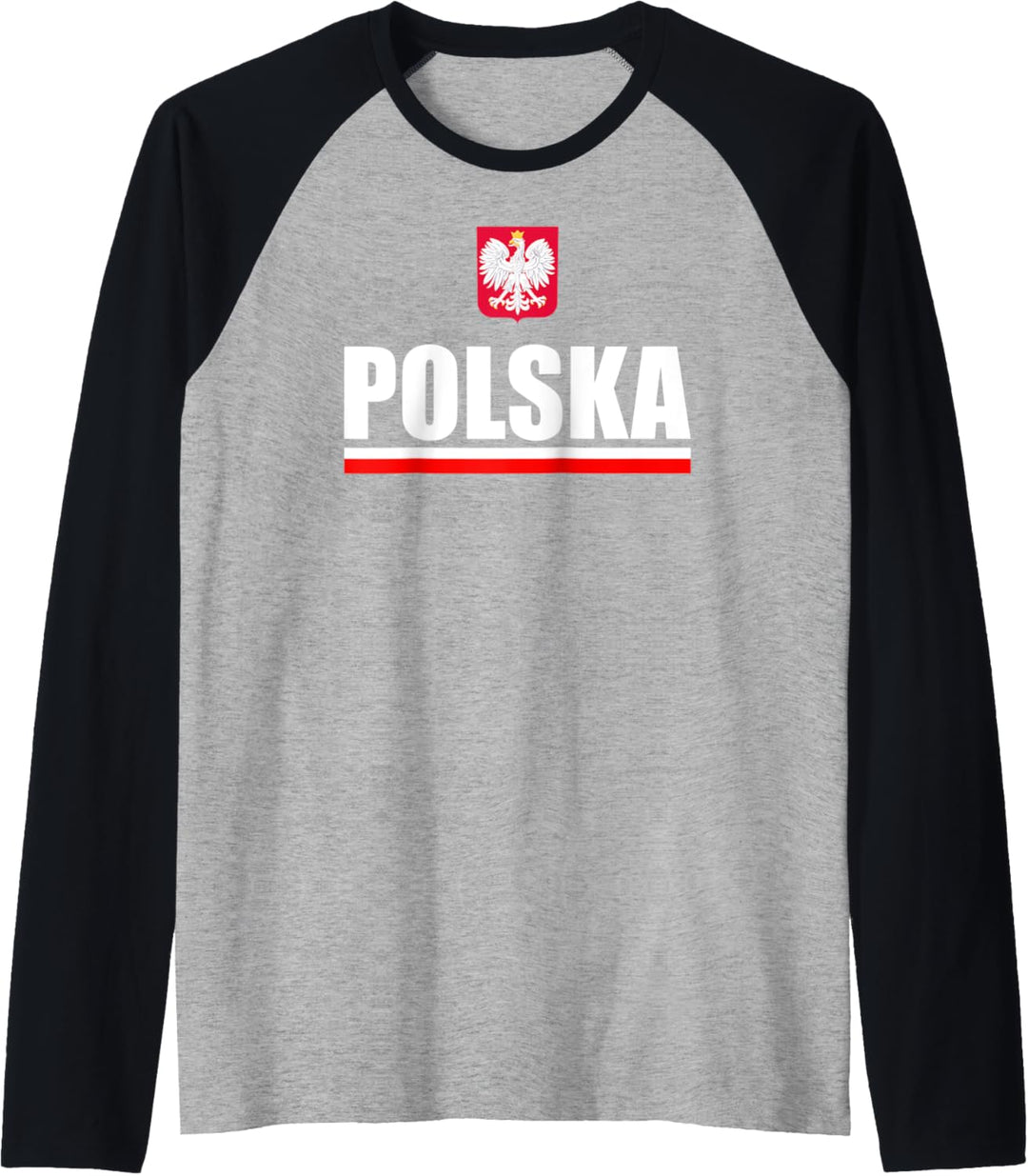 Polska Proud Polish Eagle Souvenir National Flag Of Poland Raglan