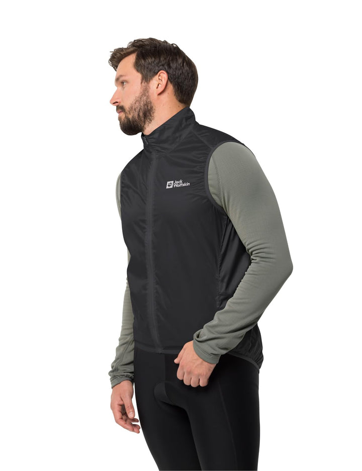 Jack Wolfskin Herren Morobbia Wind Vest M Weste L Schwarz, L Schwarz