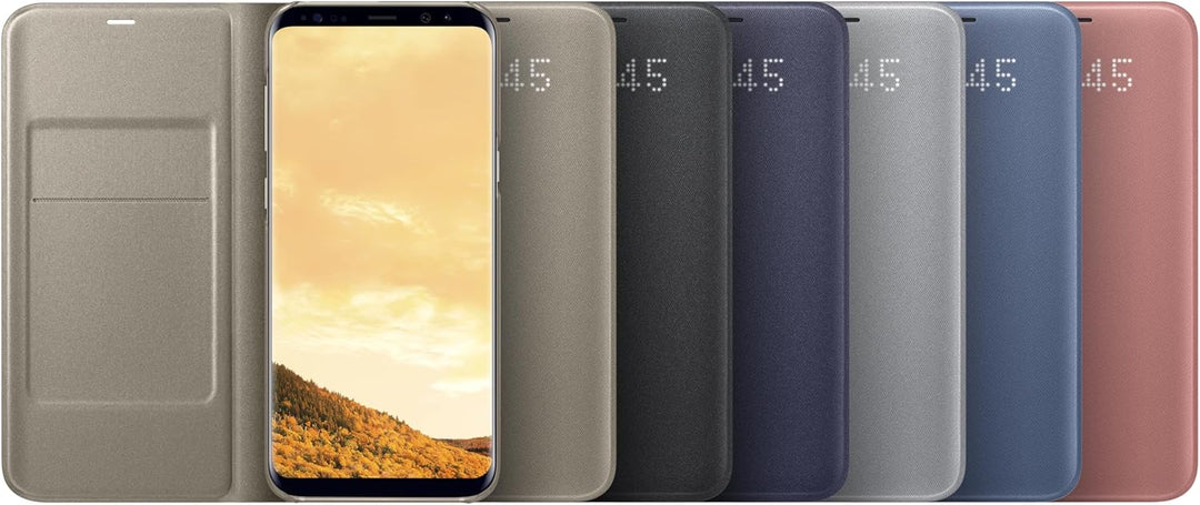 Samsung EF-NG955PLEGWW LED View Schutzhülle für Galaxy S8 Plus blau, blau