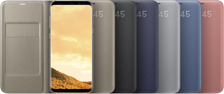 Samsung EF-NG955PLEGWW LED View Schutzhülle für Galaxy S8 Plus blau, blau