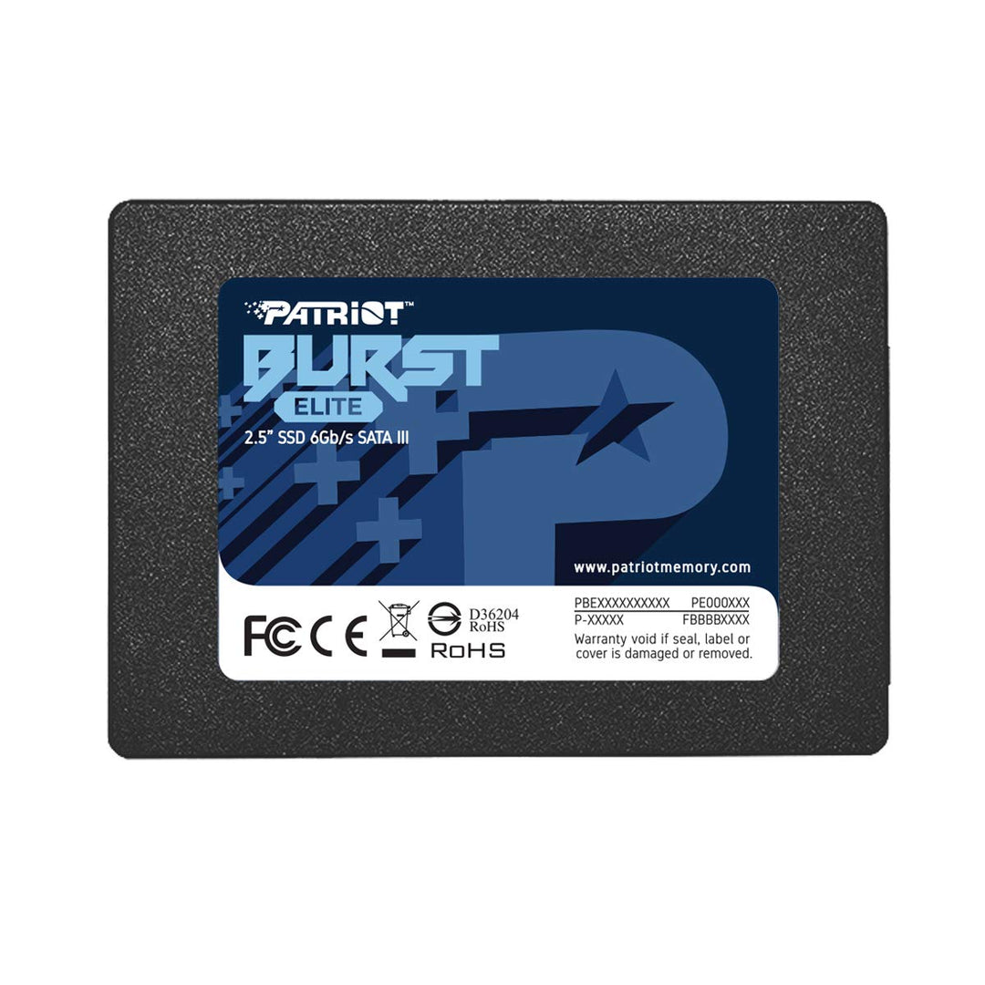Patriot Burst Elite Interne SSD 1.9TB SATA 3 2,5 Zoll 1.92TB Single Unit Retail, 1.92TB Single Unit