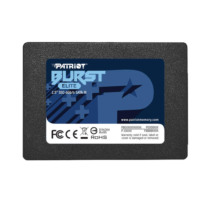 Patriot Burst Elite Interne SSD 1.9TB SATA 3 2,5 Zoll 1.92TB Single Unit Retail, 1.92TB Single Unit