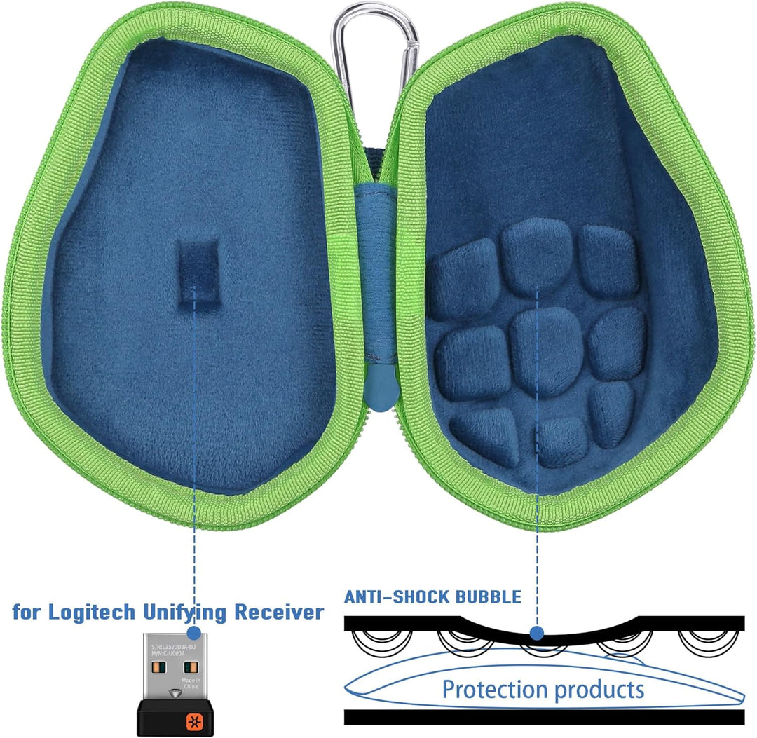 co2CREA Hart Schutz Hülle Etui Tasche für Logitech MX Master 4 /Master 3 /Master 3S Kabellose Maus B