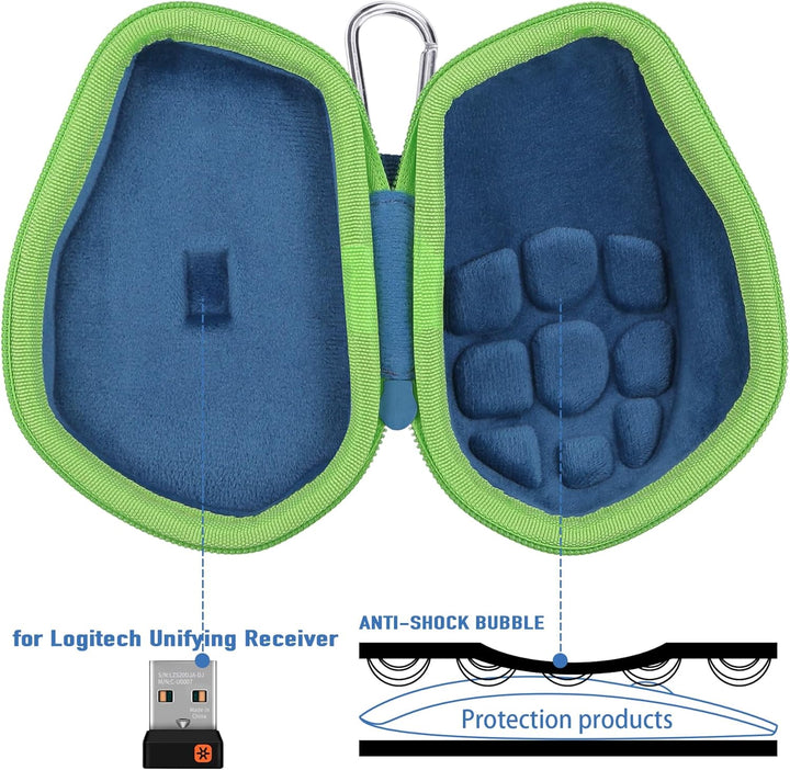 co2CREA Hart Schutz Hülle Etui Tasche für Logitech MX Master 4 /Master 3 /Master 3S Kabellose Maus B