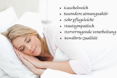 JACK 4 TLG Satin Bettwäsche Partnerbettwäsche 135x200cm Mr. Right + Mrs. Always Right