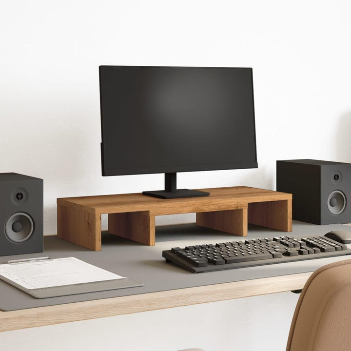 vidaXL Monitorständer, Schreibtischaufsatz Verstellbar, Unterbau Bildschirm Laptop Ständer, Tisch Er