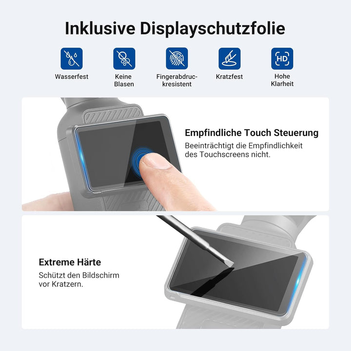 NEEWER Variables ND Filter Set kompatibel mit DJI Pocket 3, ND2-32 + CPL + Black Diffusion 1/4, magn