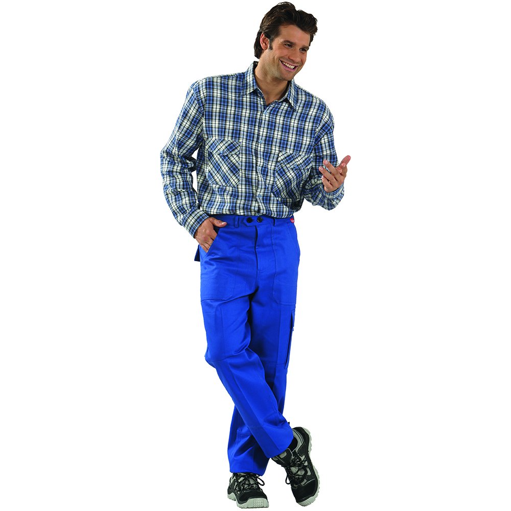Planam Grösse 60 Herren BW 290 Cargo-Bundhose Kornblau Modell 0181 Kornblau 60, Kornblau 60
