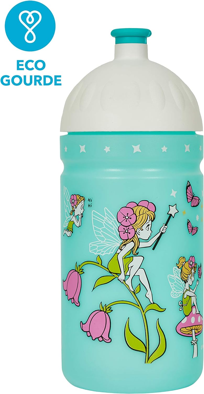 ECO Wasser Flasche 0,5L * Made IN EU* Gesund Flasche® für Kinder, BPA-frei, ohne Phthalate, bruchsic
