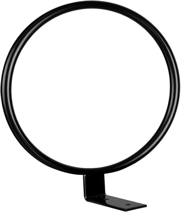 8 Stück Blumentopfhalter Wand Metall 20 cm, Schwarz Blumentopf Wandhalterung Ring, Wand Blumentopfha